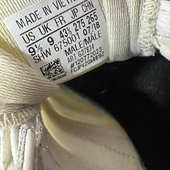 Size 9.5 - adidas Boston Super R1 Triple White - Picture 8 of 9